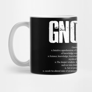 Gnosis Dictionary Word Definition Mug